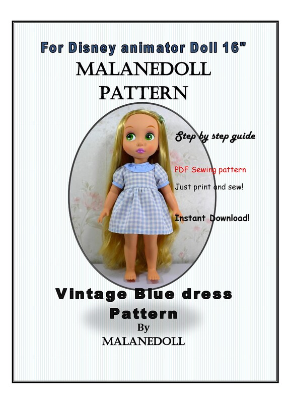 disney animator doll clothes pattern free