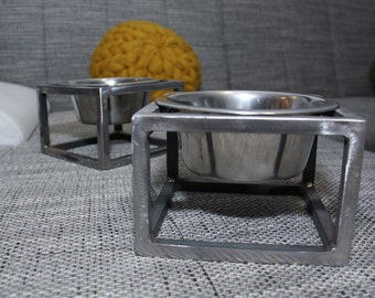 Modern Pet Feeder - Elevated Dog Bowl, Modern Cat Bowl, Single Bowl Feeding Stand, Rised Pet Feeder, Modern Design, Pet Feeder, love my dog