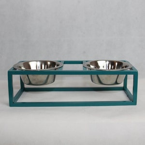 Wire dog cheap bowl stand