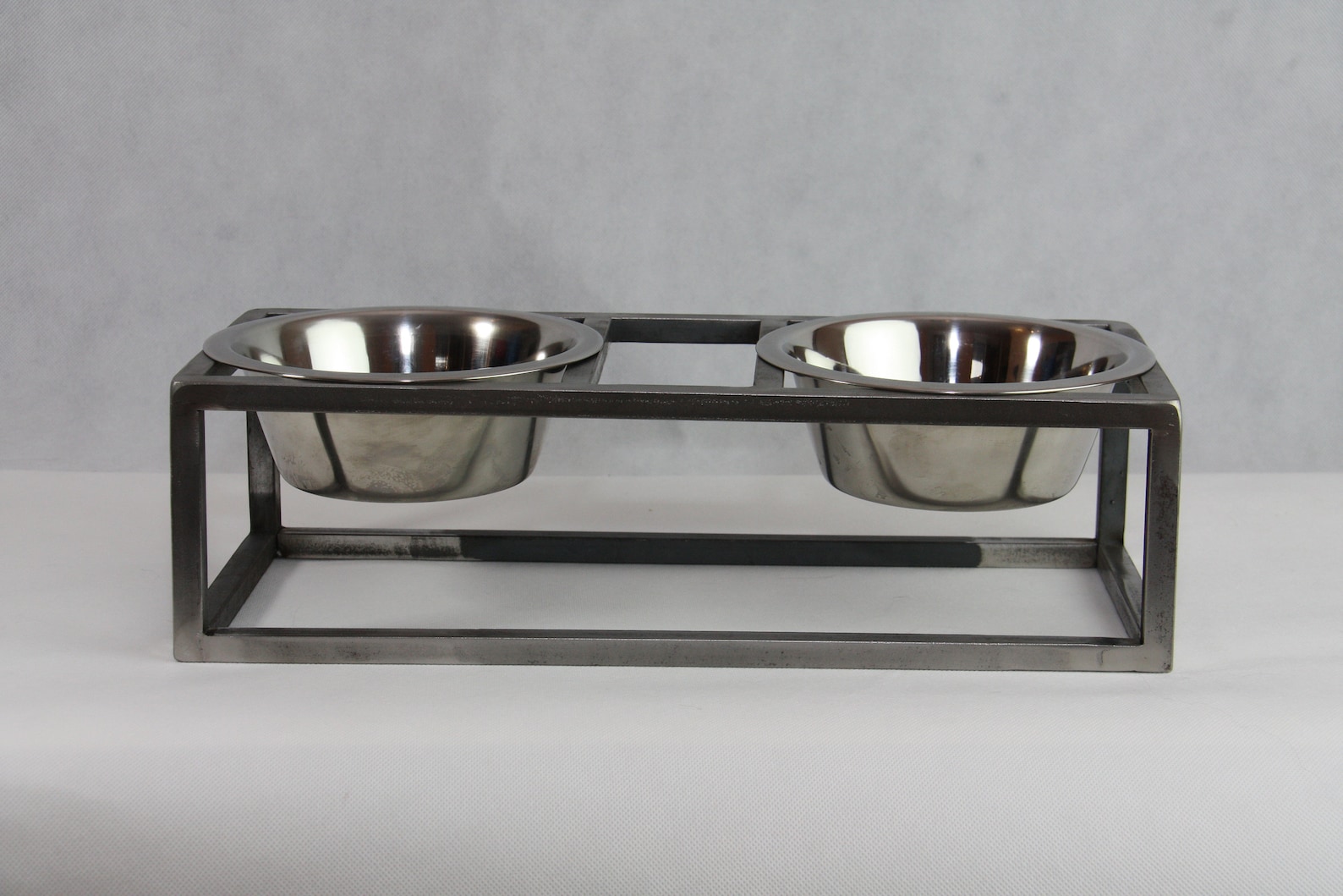 Image result for Modern Pet Feeder - Elevated Dog Bowl, Modern Cat Bowl, Double Wire ...