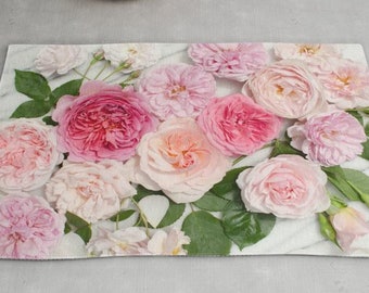 Pink Floral Rug Etsy