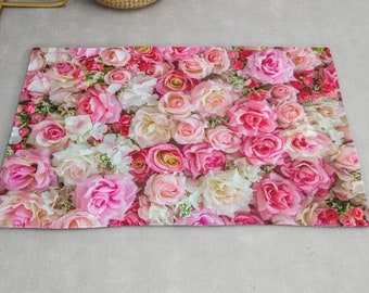 ALAZA Cute Cat Kitten Red Rose Flower Area Rug Rugs for Living Room Bedroom 7' x 5' ALAZA Cute Cat Kitten Red Rose Flower Area Rug Rugs for Living Room Bedroom 7' x 5'