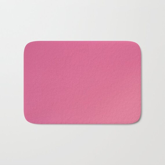 Pink Bath Mat Pink Shower Mat Hot Pink Bathroom Mat Pink Etsy