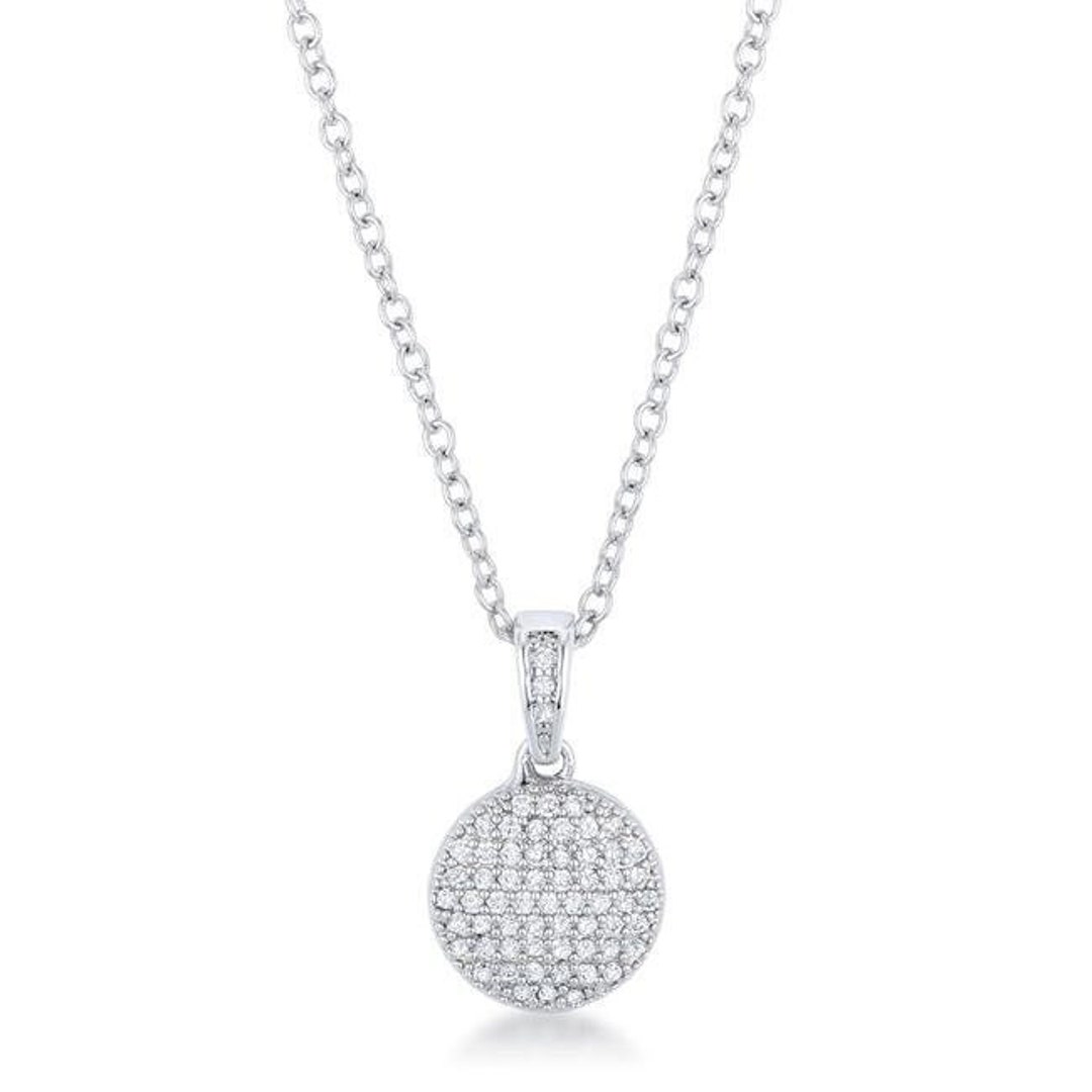 Collar De Tenis Con Corazón De Cristal Y Circonita - Plata, 40.2 Cm, Aleación, Para Fiestas, Regalos O Decoración
