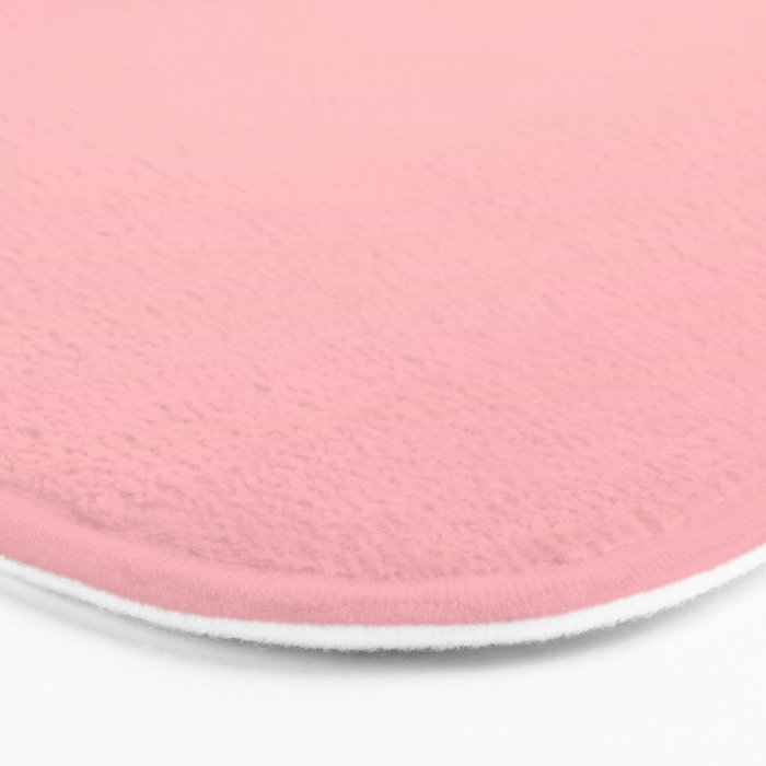 Pink Shower Mat Blush Pink Bathroom Mat Solid Pink Bath Mat Etsy