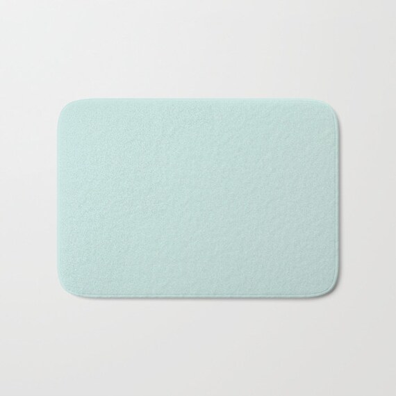 Baby Blue Shower Mat Light Blue Bath Mat Solid Blue Bath Etsy