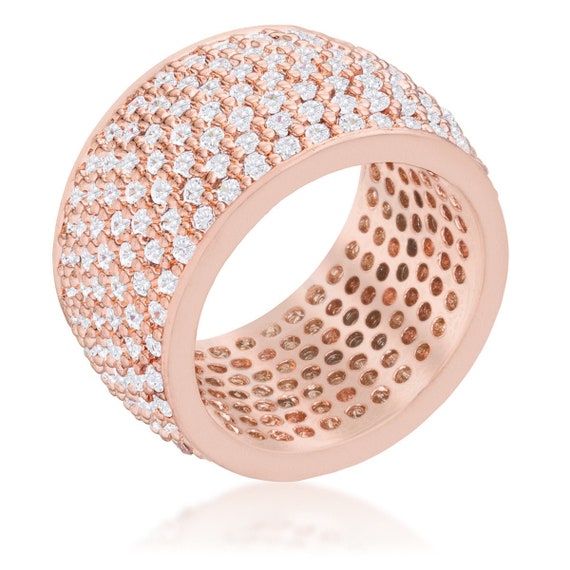 Wishbone Shaped 9ct Rose Gold 3mm Wedding Ring – dotJewellery.com