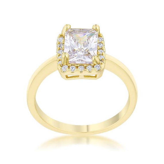 Zarte 14 k Gold Classic Ring, schöne Gold Kristall Ring, Gelbgold Ring, zierliche Gold Ring, zeitlose Gold Ring, Gold Kristall Ring Zarte 14 k Gold Classic Ring, schöne Gold Kristall Ring, Gelbgold Ring, zierliche Gold Ring, zeitlose Gold Ring, Gold Kristall Ring