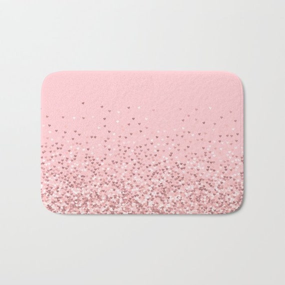 pink shower mat
