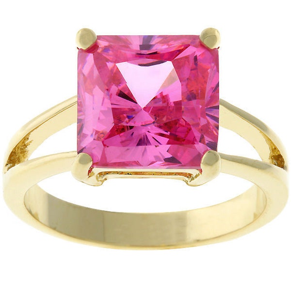 Pink Gold Rings Etsy