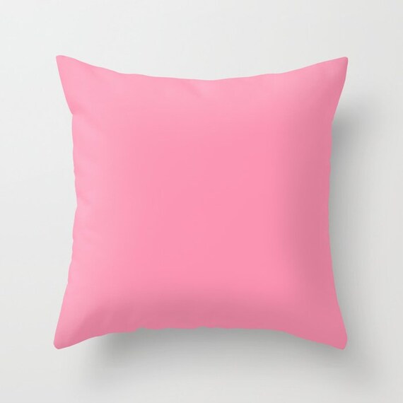 Solid Pink Throw Pillow, Blush Pink Throw Pillow, Pink Square Pillow, Pink  Pillow, Pink Accent Pillow, Pink Bed Pillow, Pretty Pink Pillow 