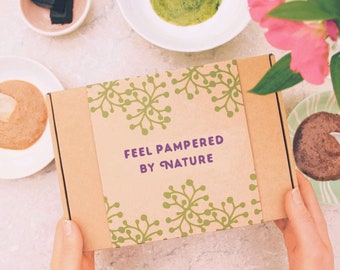 Natural Vegan Skincare Pamper Letterbox Gift, Personalised Self Care Gift