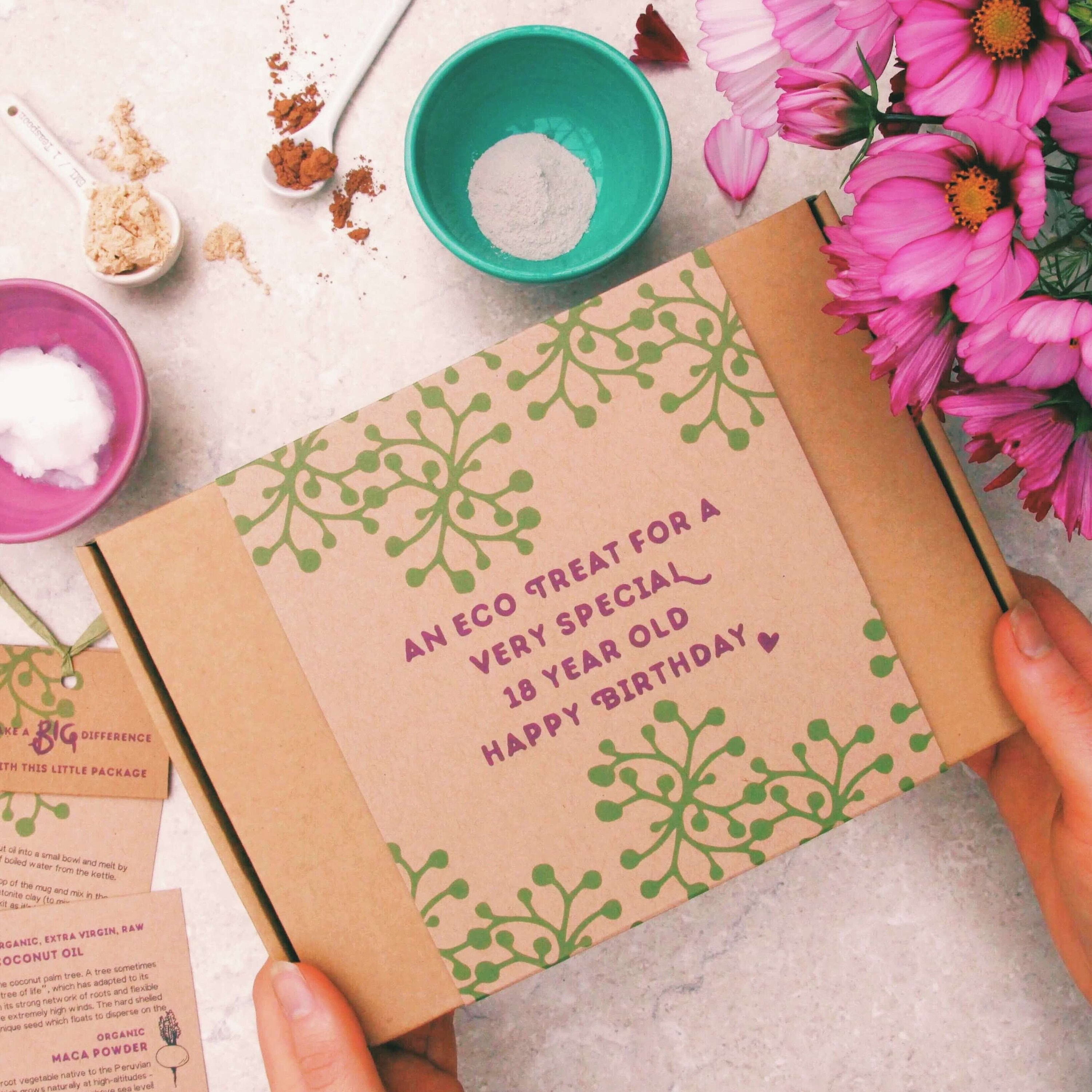 18th Birthday Gift Personalised Vegan Skincare Kit Pamper Etsy