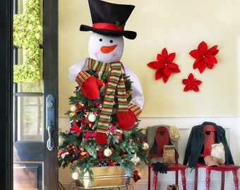 Snowman Christmas Tree Topper Tree Topper Snowman Christmas Tree Topper Tree Topper