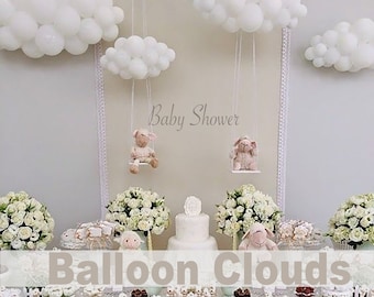 happy cloud baby shower decorations