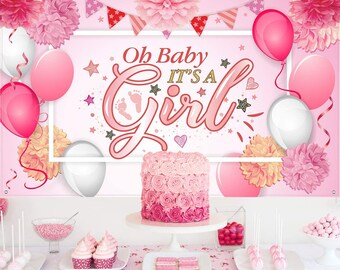 Baby Shower Backdrop Banner | Baby Shower Decoration