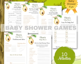 Baby Shower Games | "What will Baby Bee?" | Themed Baby Shower Ideas | Instant Download