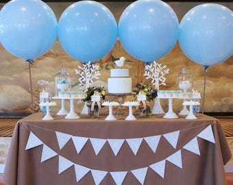 Giant Blue Balloon - Giant 36" Balloon | Baby Boy Balloons | Baby Shower Balloon | Giant Balloons | Big Blue Balloons | Round Blue Balloon