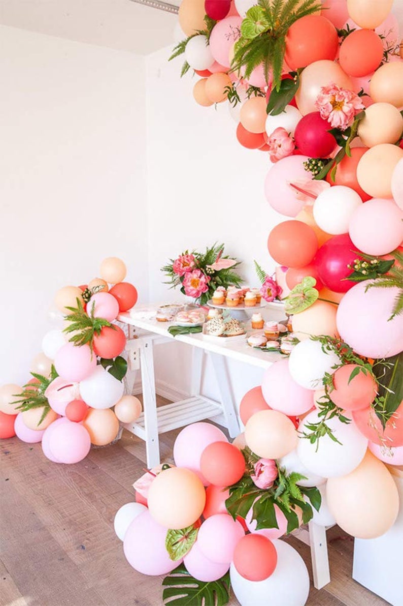 Beautiful Balloon Garland Birthday Decor Baby Shower Bridal Shower Balloon Garland image 1