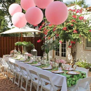 Giant Pink Balloon Large Pink Balloon Giant Balloon Wedding Balloons Big Pink Balloons Baby Shower Balloon image 1