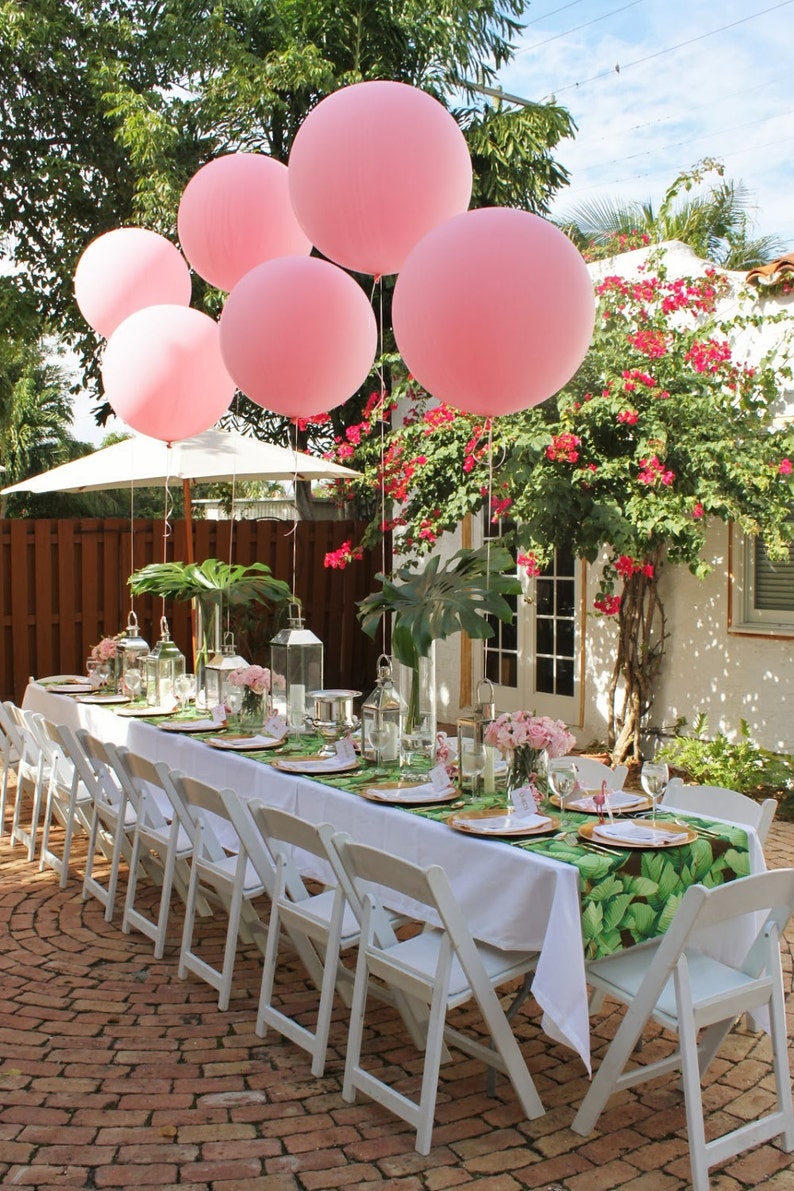 Giant Pink Balloon Large Pink Balloon Giant Balloon Wedding Balloons Big Pink Balloons Baby Shower Balloon image 1