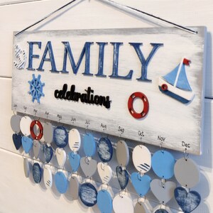 Birthday calendar, reminder board, family calendar image 8