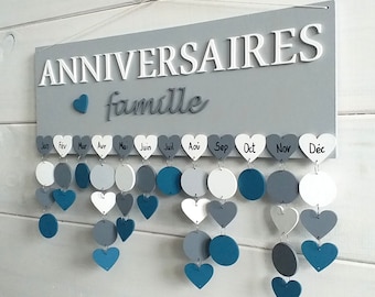 Memo Calendrier Anniversaire Etsy Memo Calendrier Anniversaire Etsy
