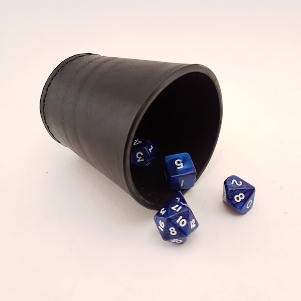 Leather Dice Cup Etsy