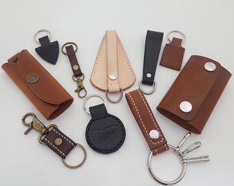 PDF Pattern: 10 leather key holders/key rings/key fobs