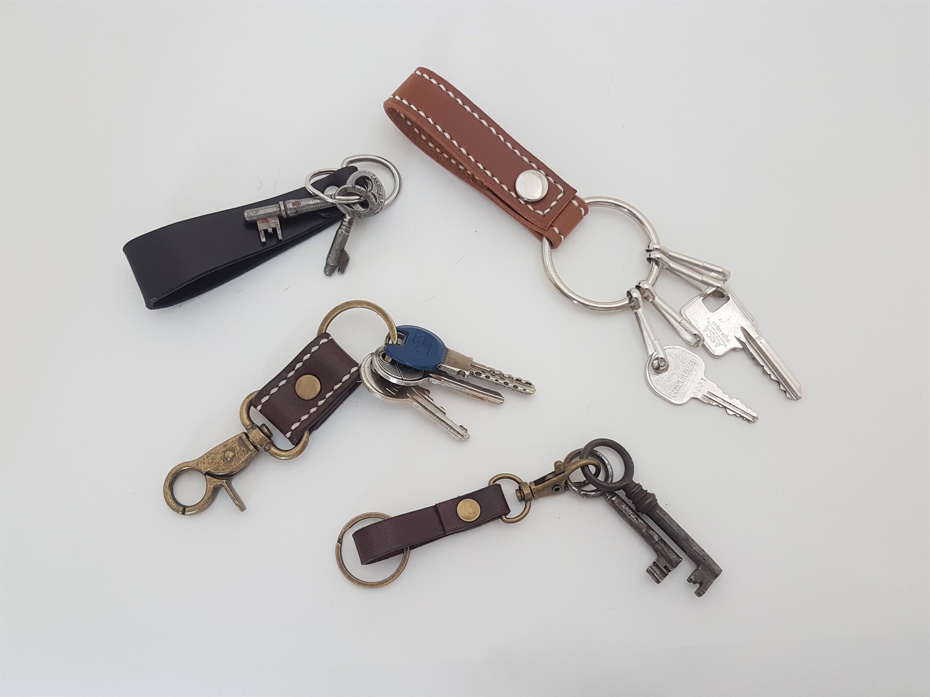 Patterns 10 Leather Key Holders/key Rings/key Fobs Etsy UK