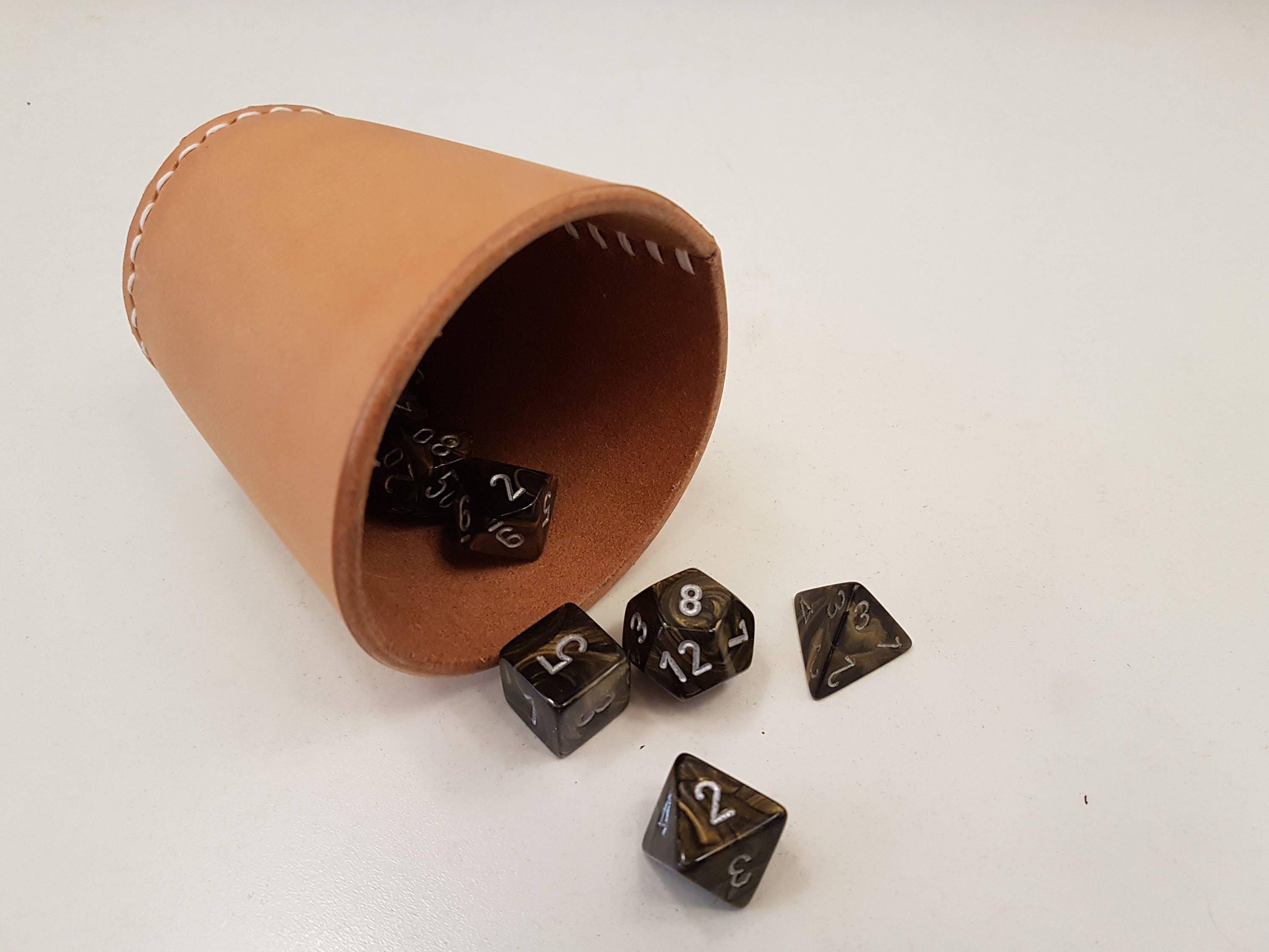Pattern Leather Dice Cup. With Video Instructions Etsy
