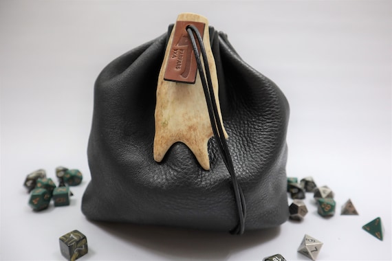 Sacchetto Porta Dadi In Velour Ricamato Set Di Dadi Con Ghirigoro. Borsa Per Dadi Foderata, Per - Foto 2