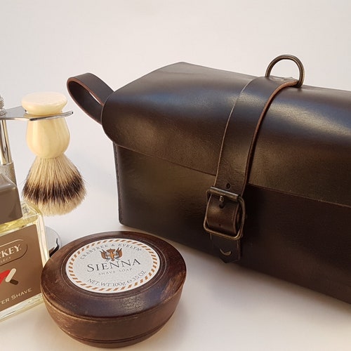 Leather Bag Pattern PDF Files Dopp Kit with How to Guide Etsy