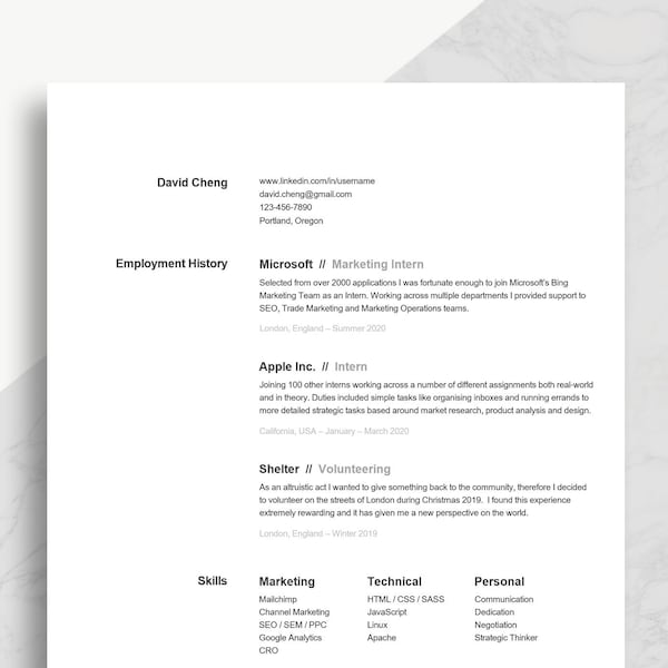 Resume First Job Template Etsy - Il 600x600.2492303750 Qysh 