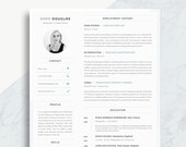 Resume Template: Professional CV Design with Cover Letter