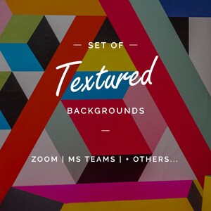 Textured Zoom Presentation Background, Virtual Meeting Backgrounds, Zoom Background Bundles (12), Textured Backgrounds, MS Teams Background