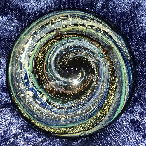 Twist Cremation Paperweight / Handmade To Order Spiral Glass Paperweight / Pet Loss Only / Ashes / shops Memorial / Glass Cremation