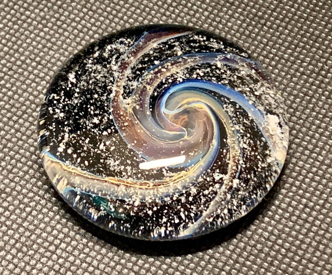 Galaxy Cremation Paperweight / Handmade To Order Space Glass Etsy