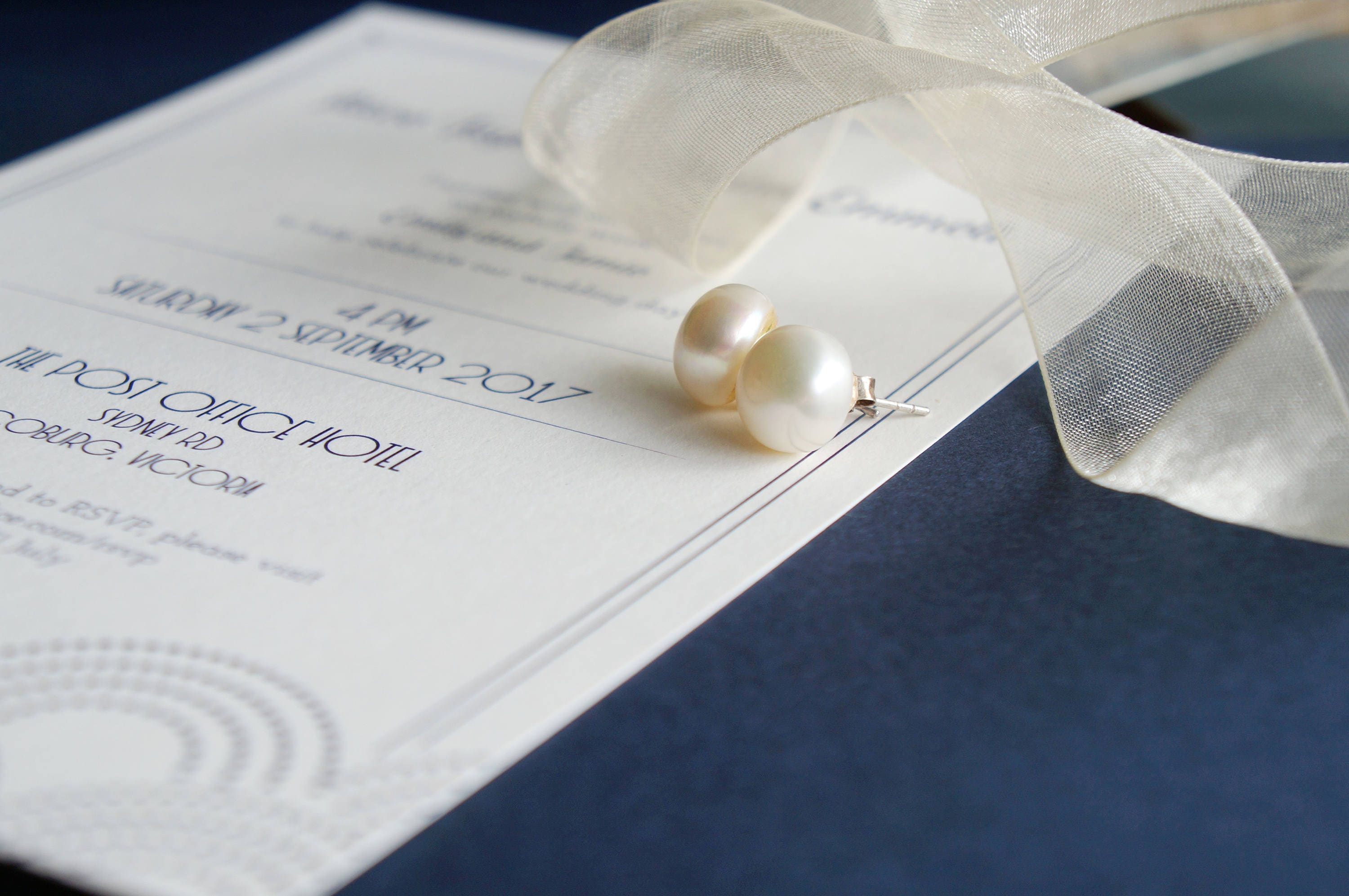 Art Deco Wedding Invitations Vintage Invitations Navy Etsy Australia