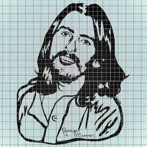 THE BEATLES - George Harrison - HTV, svg,dxf,png,pdf Arquivo de corte e gráfico - My Sweet Lord, Here Comes the Sun para Cricut Cameo