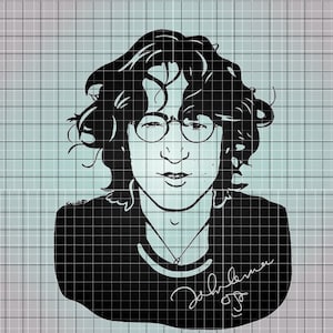 THE BEATLES - John Lennon - HTV, svg,dxf,png,pdf Arquivo de corte e gráfico - Imagine for Cricut Cameo