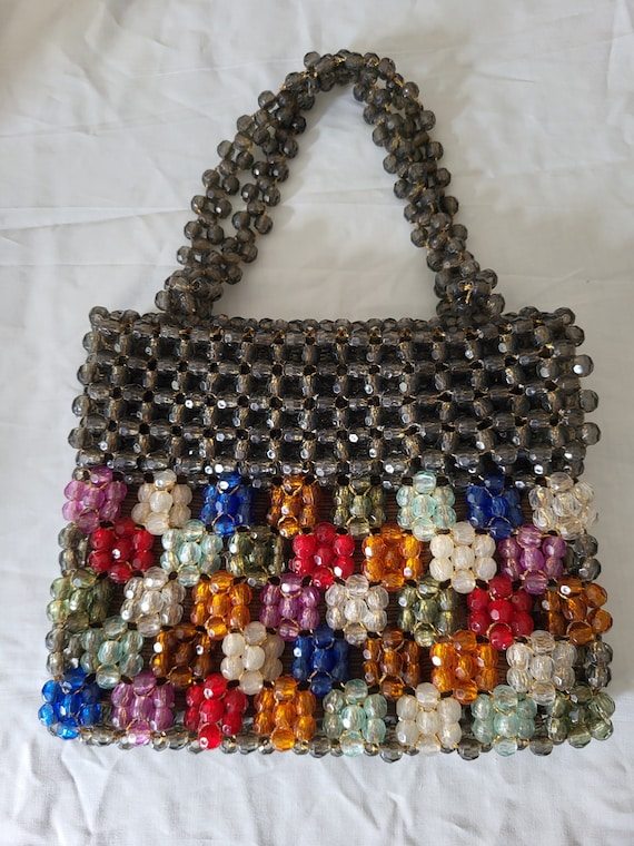 Vintage Boho Beaded Purse