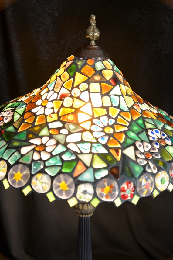 Mosaics Stained Glass Tiffany Lamp, Stained Glass,tiffany Lamp