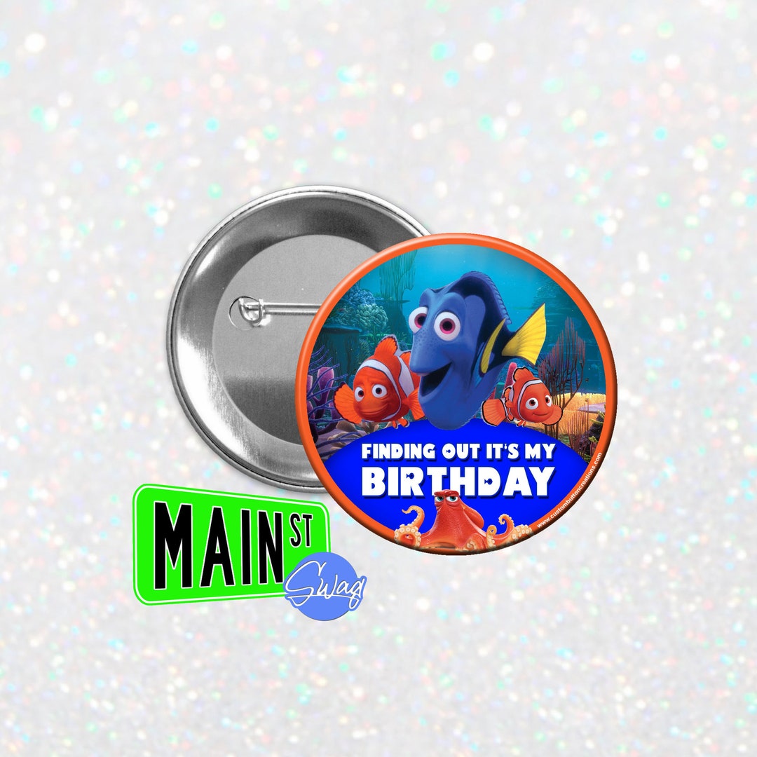 Disney Pixar Inspired Finding Nemo and Finding Dory Style - Birthday ...