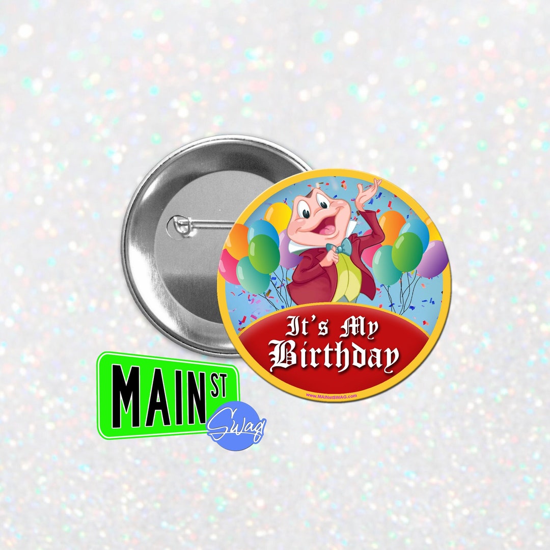Disney Inspired Mr. Toads Wild Ride Style - Birthday Button ...