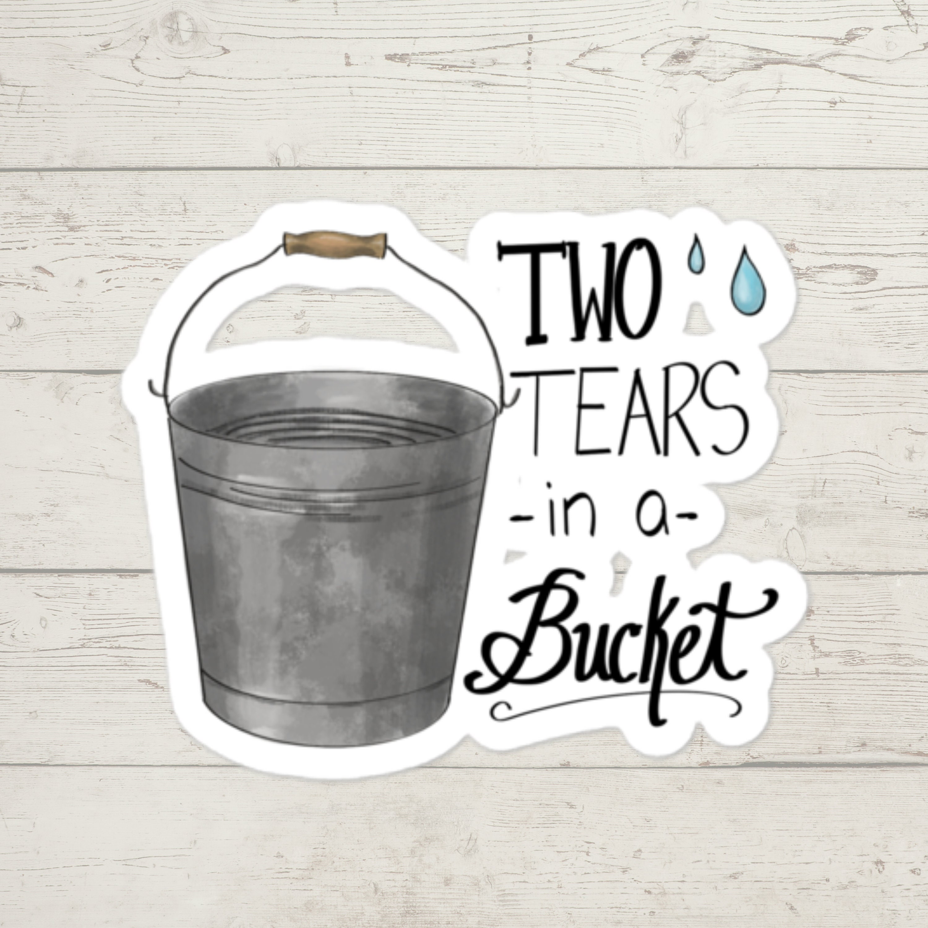 Two Tears in a Bucket Sticker Midnight in the Garden of Good and Evil