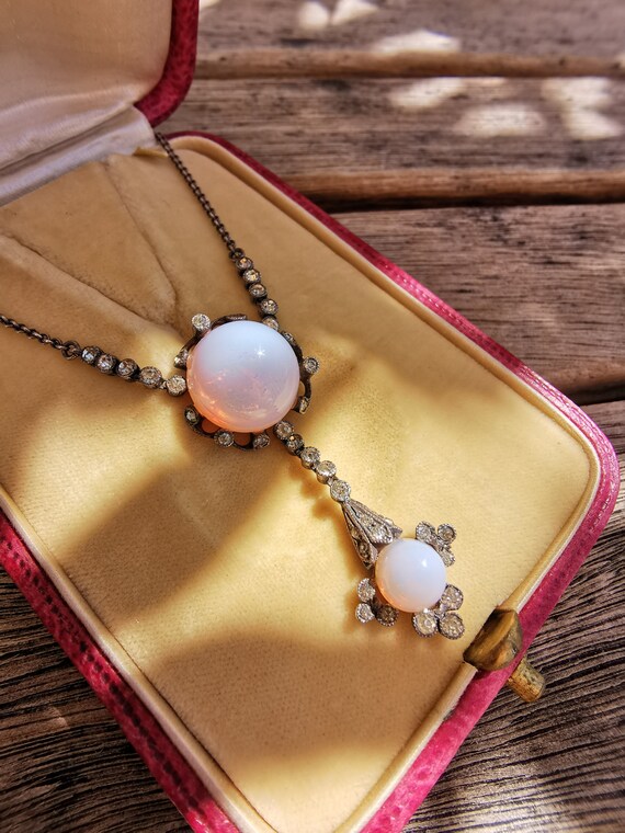 Edwardian Paste Opalite Necklace