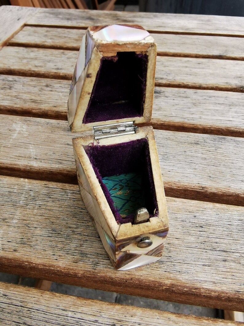 Georgian MOP Abalone Box Case