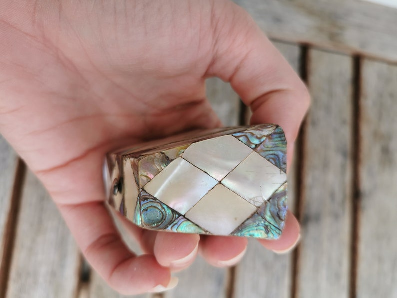 Georgian MOP Abalone Box Case