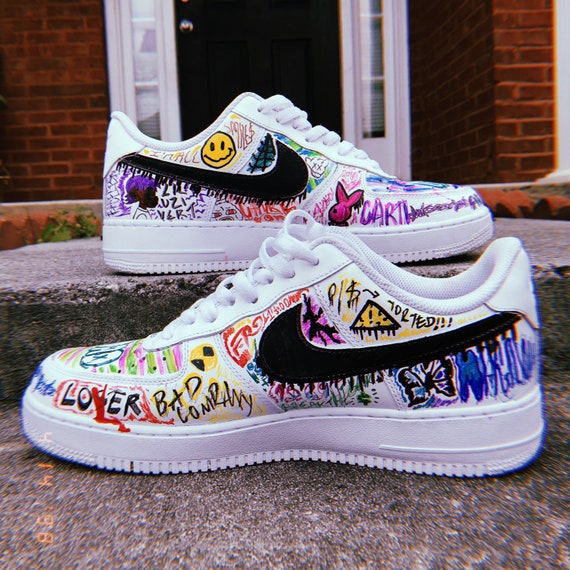 Nike Air Force 1 Custom Hip Hop Shoes | Etsy